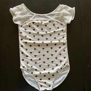 Heart cap sleeve leotard Adult S